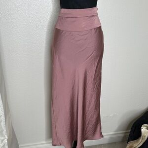 Free People Mauve Maxi Skirt
